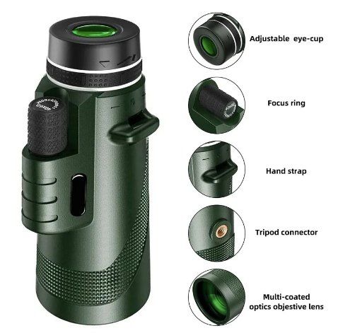 Telescopi: Monocular 5000m Fernglas Feldstecher 80x100 – Nuovo e nell'imballaggio originale da Châtelaine venduto da topshop.switzerland 5