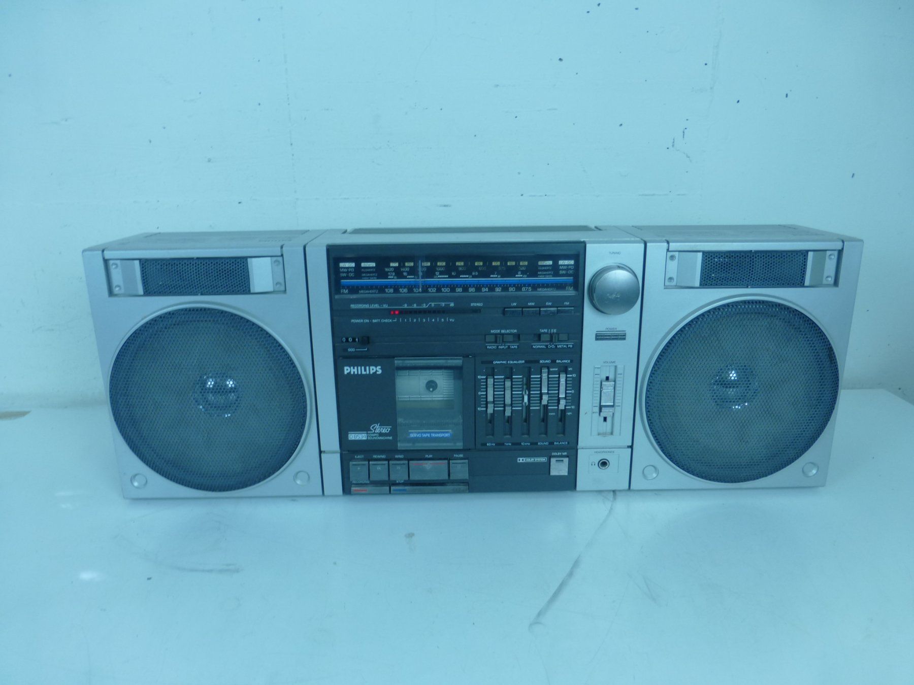 Philips Radios: Philips D8534/02 Stereo Boombox – Défectueux à Fahrweid par gruenezahn