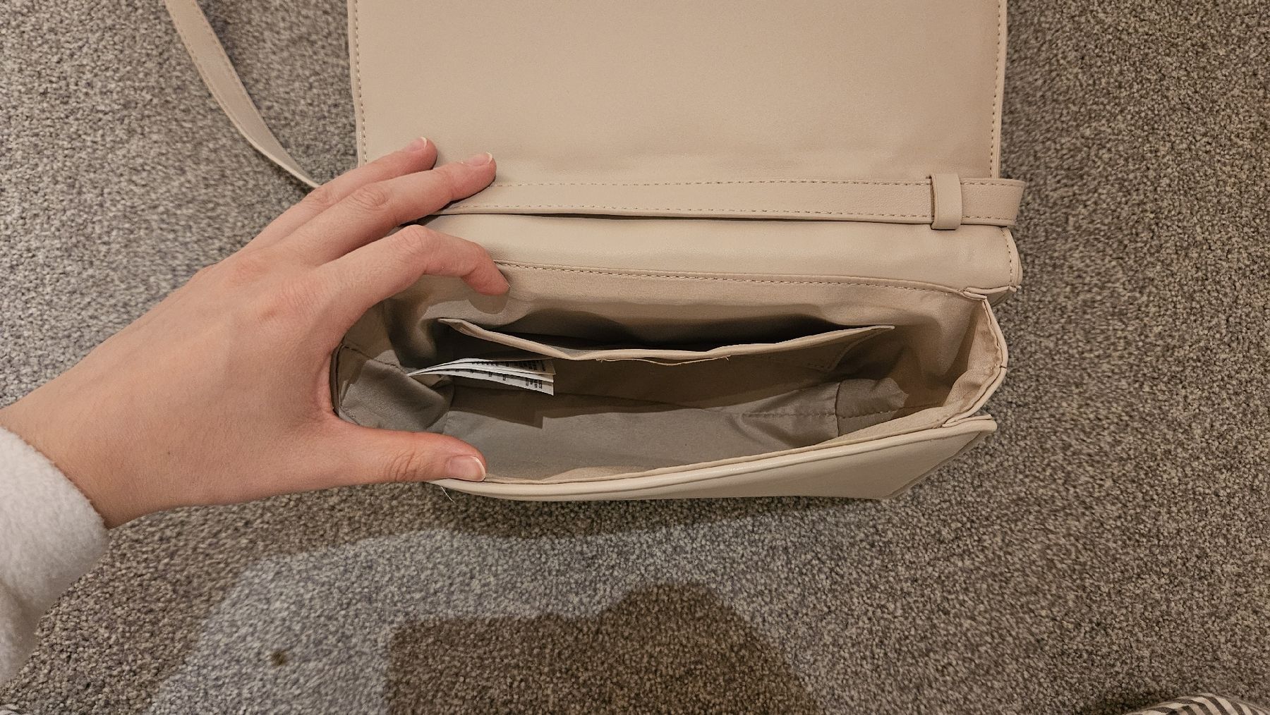 H&M Borse da donna: Beige/Graue Handtasche – Usato da Sax venduto da Kieselstei 1
