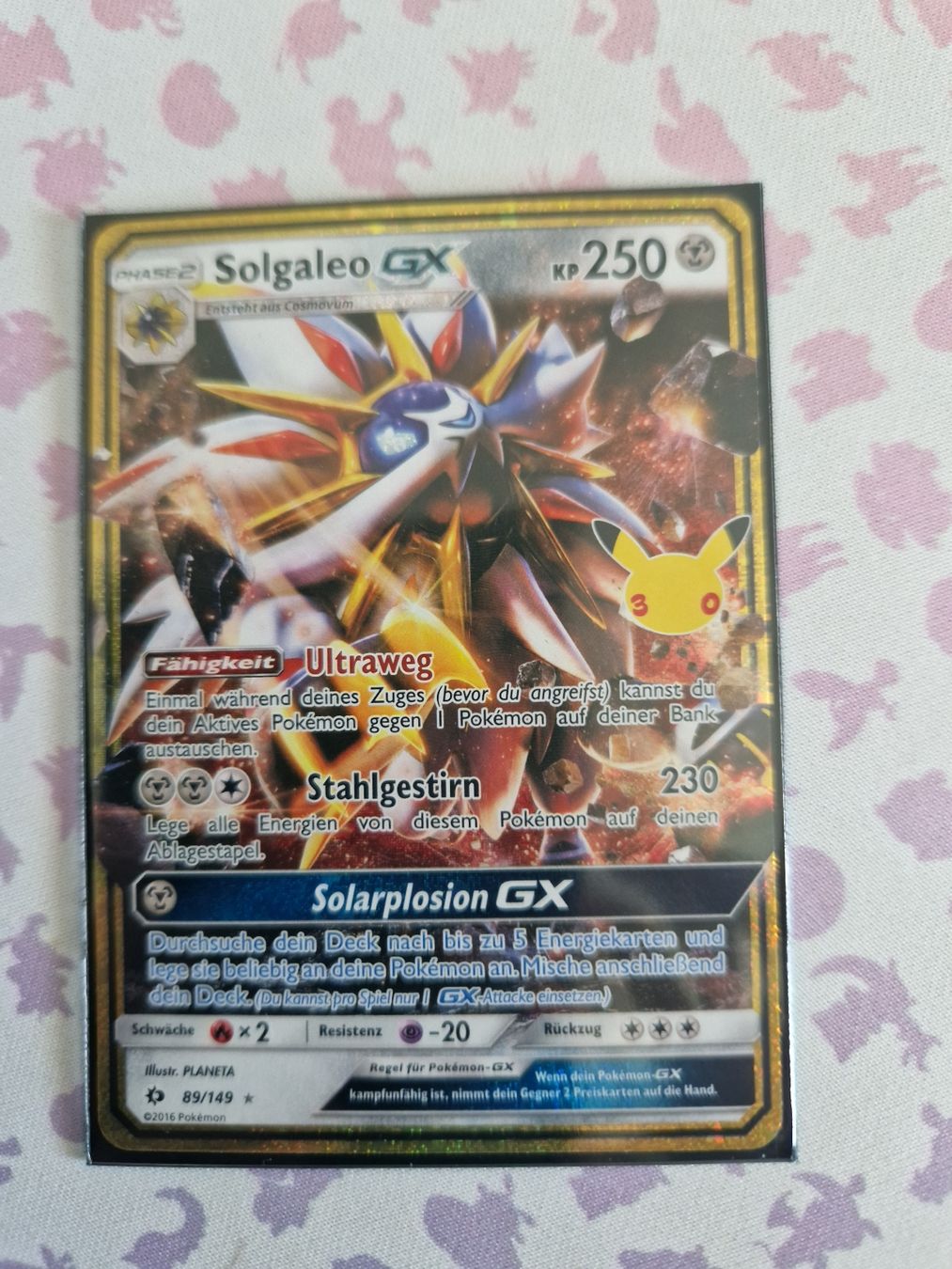 Pokémon Carte collezionabili: Solgaleo GX 30th Classic Collection, DE – Nuovo (secondo la descrizione) da Wangen b. Olten venduto da shlem 1