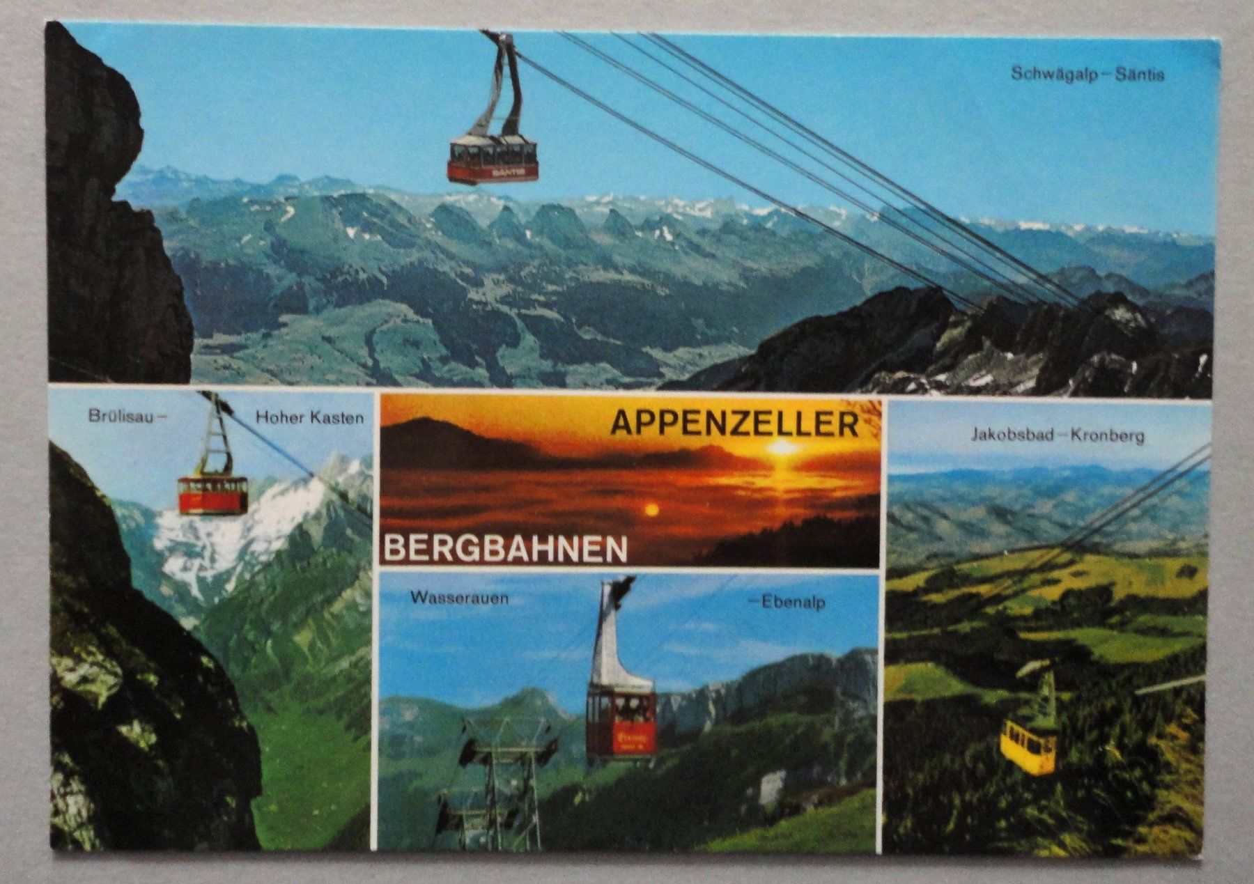 Cartoline postali: Appenzeller - Bergbahnen – Difettoso da Fétigny venduto da Billy2miny