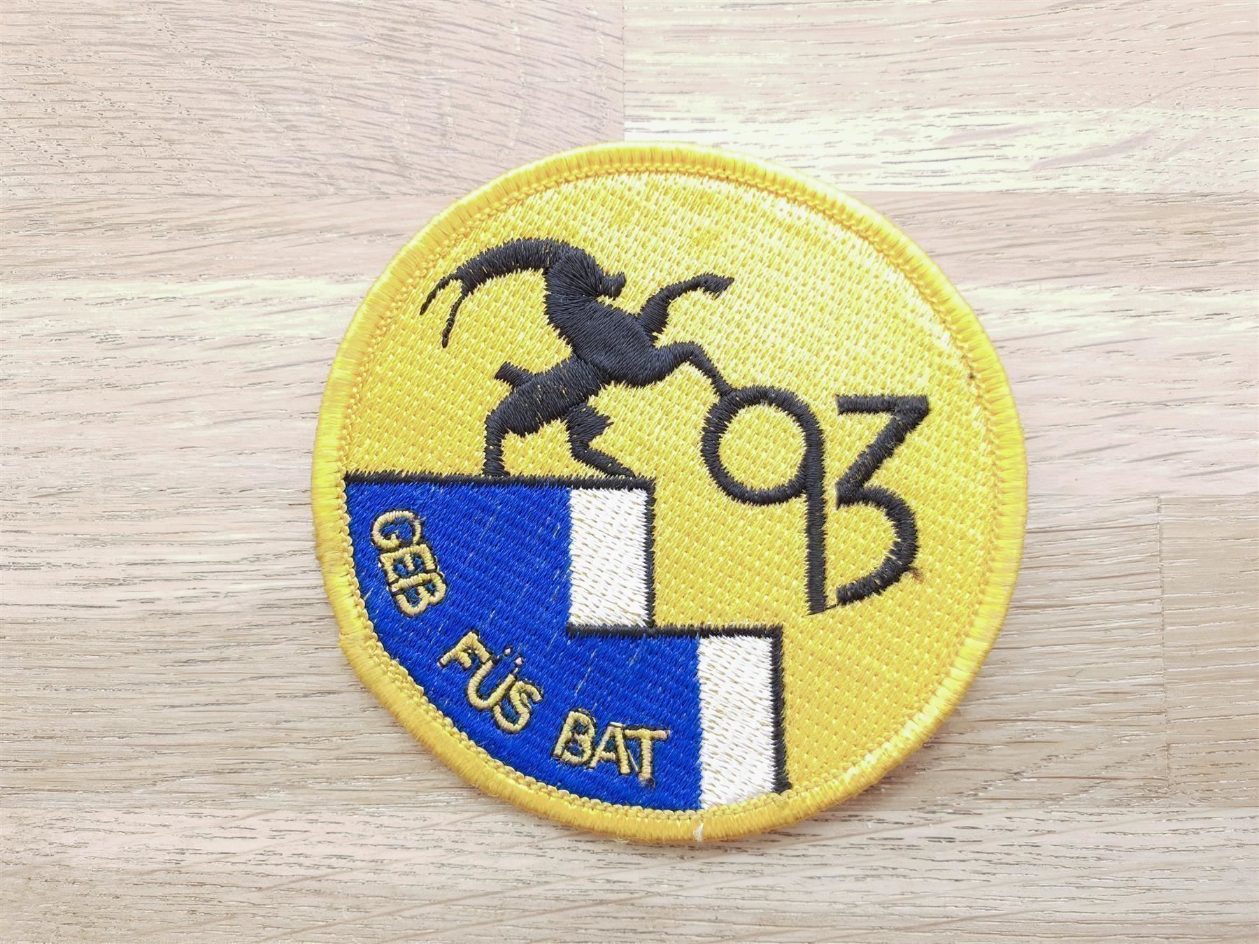 Placchette & Badge: Badge Geb Füs Bat 93 gelb – Usato da Erlinsbach venduto da S700