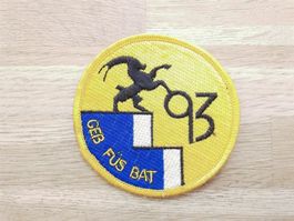 Badge Geb Füs Bat 93 gelb