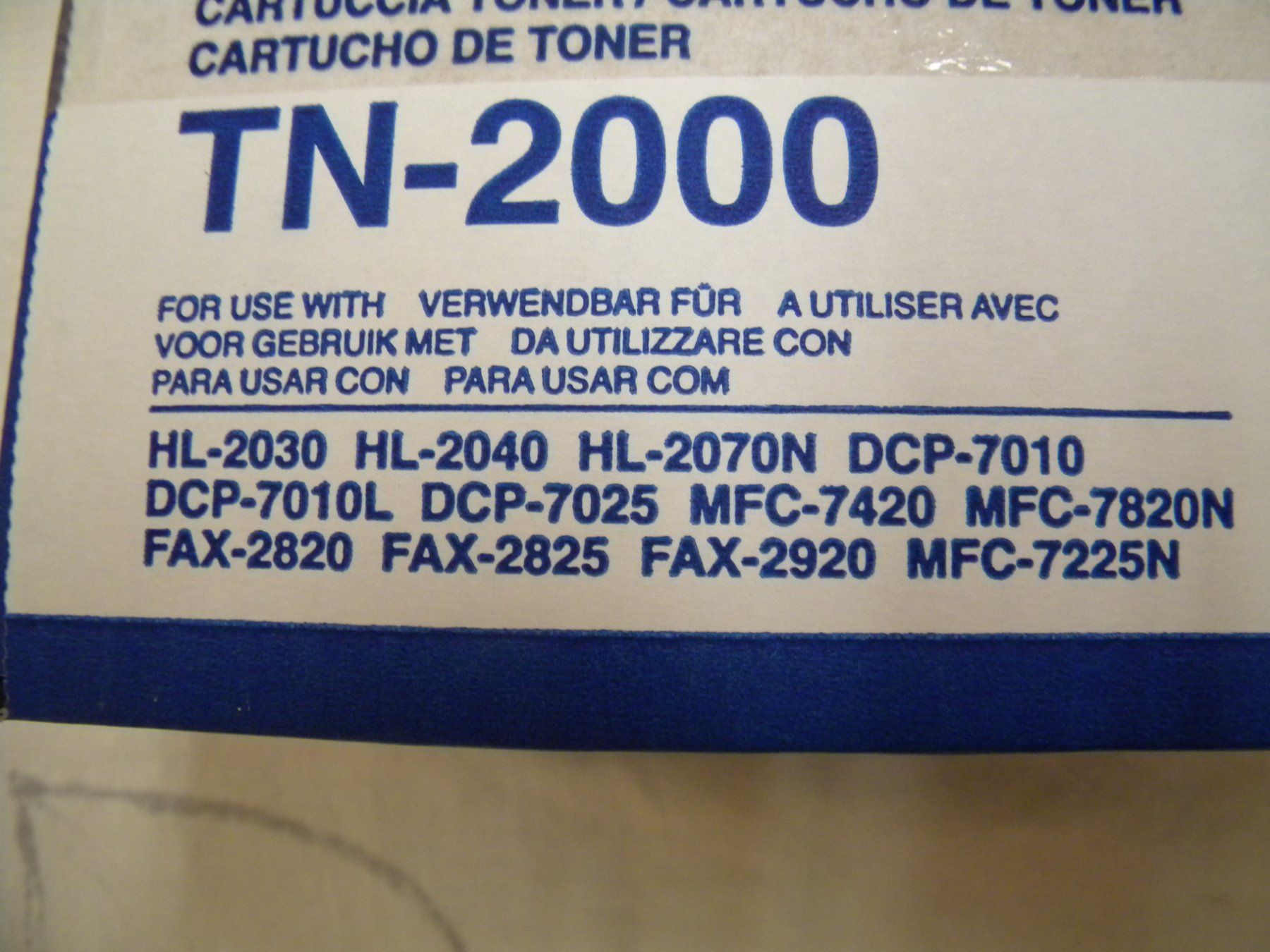 Brother Druckerpatronen & Toner: TN-2000 Brother – Neu und originalverpackt aus Bühler von Wini100 1