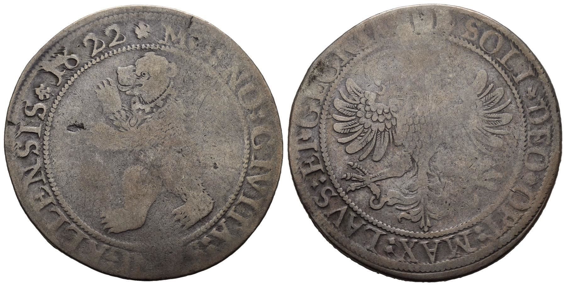 Alle Münzen: St. Gallen Taler 1622 /869 – Gebraucht aus Trimbach von Solothurn1