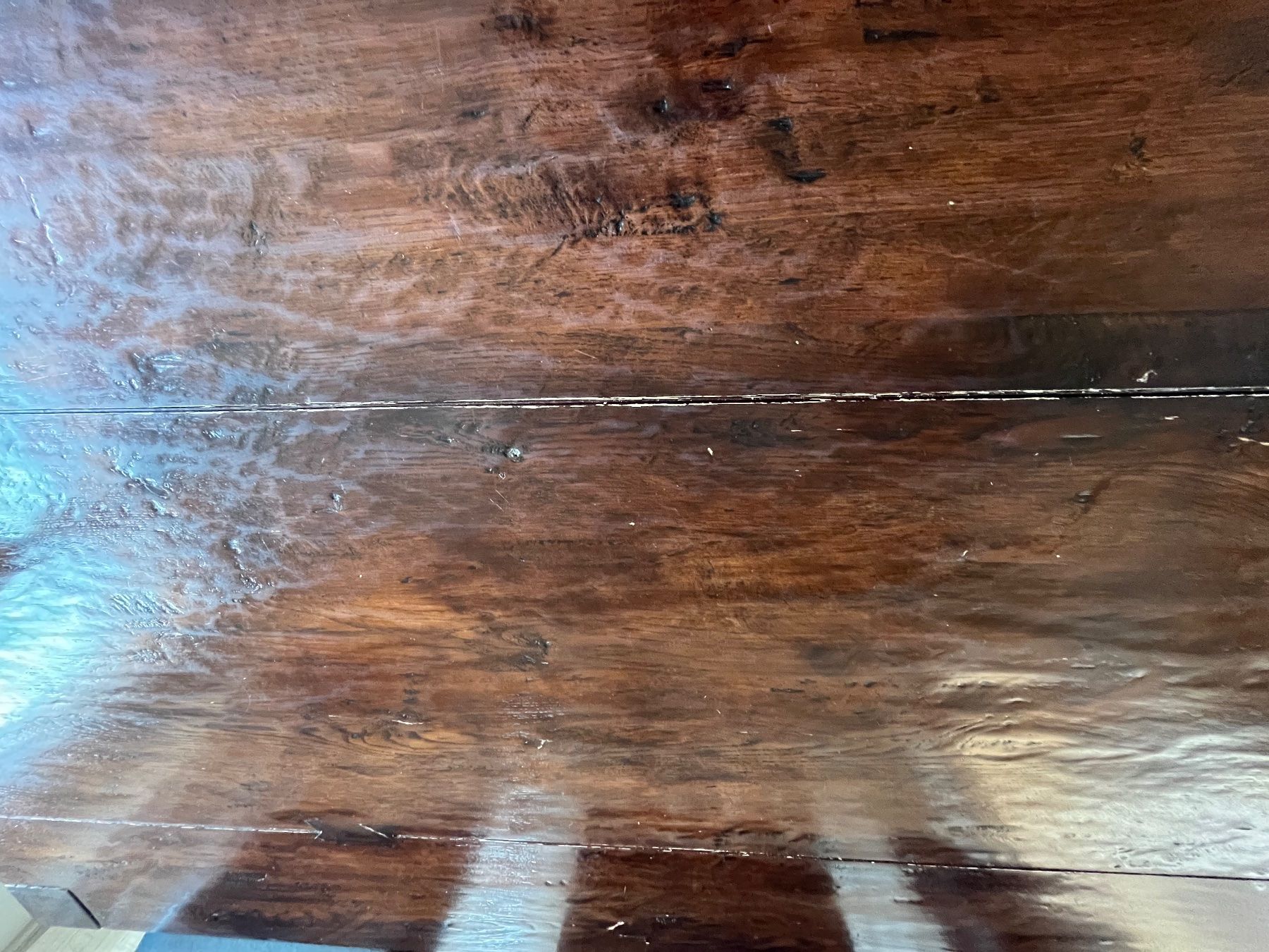 Tables: Massiver Esstisch Holz – D'occasion à Wagen par CaSu 4