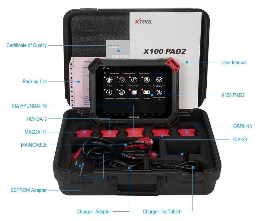 Alle Werkzeuge: XTOOL X100 PAD2 Universal OBD Diagnose Service Reset – Neu und originalverpackt aus Chur von _xtronix_ 2