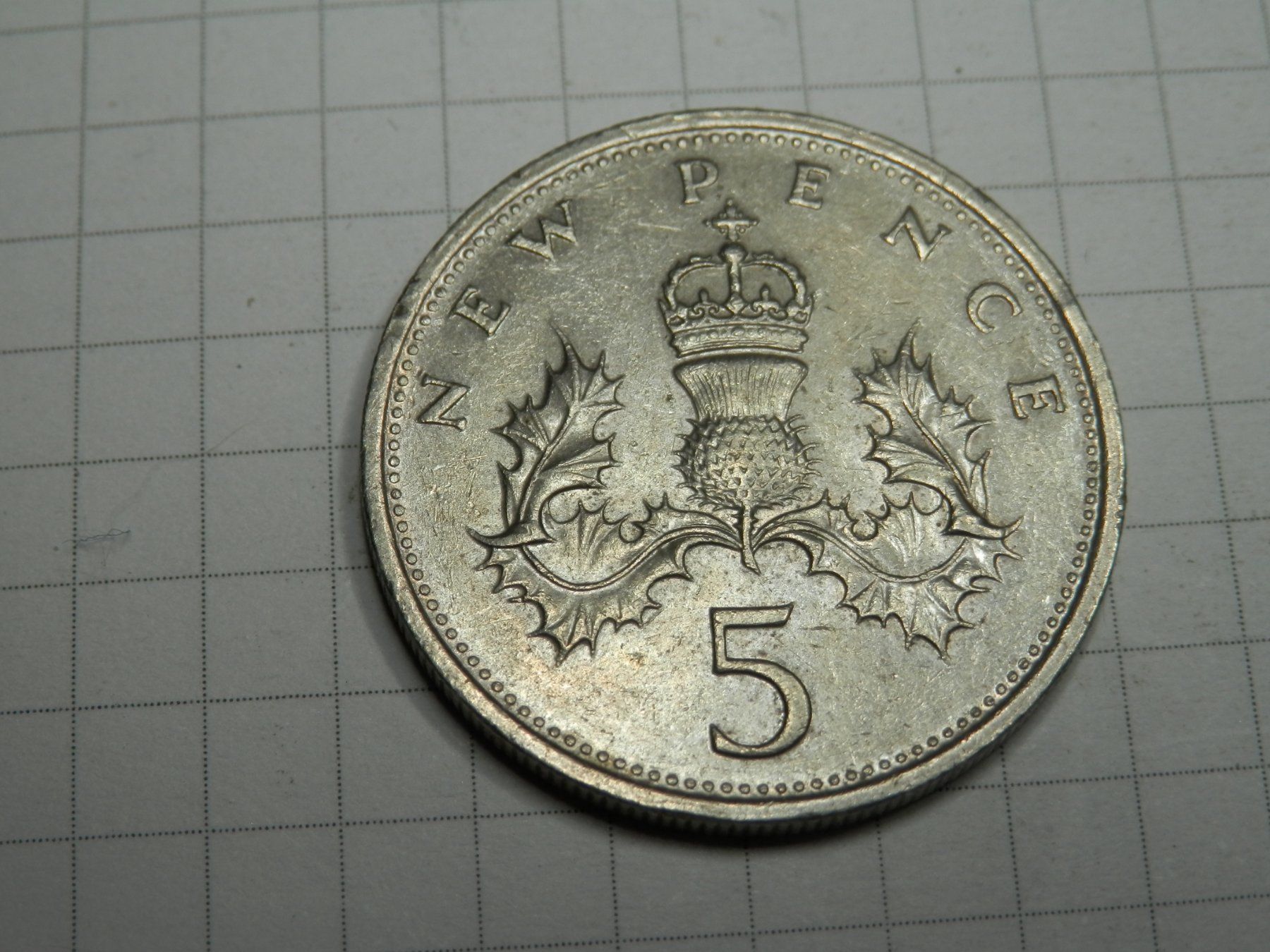 Alle Münzen: Großbritannien 5 New Pence, 1979 – Gebraucht aus Weiach von weiach81 1