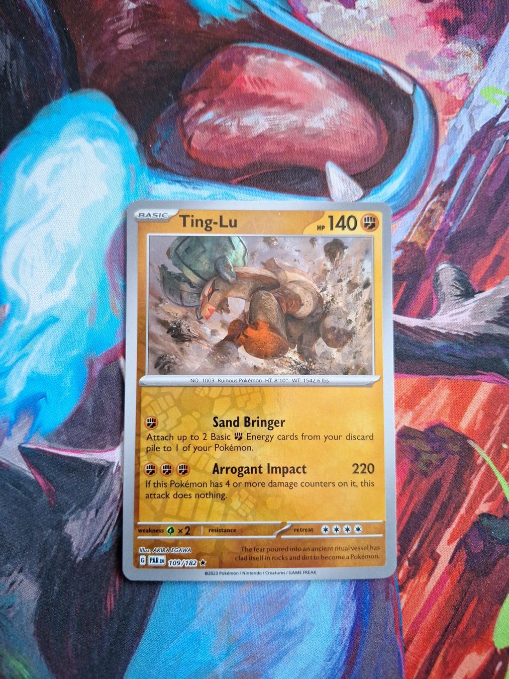 Pokémon Carte collezionabili: Ting-Lu - Reverse Holo - Pokemon Paradox Rift – Usato da Altstätten SG venduto da GGsGameshop