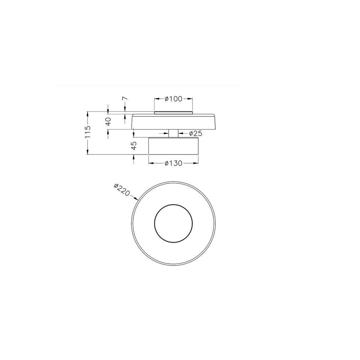 Lampade: LED Wandleuchte, Switch Dimmer, 22 cm Ø – Nuovo (secondo la descrizione) da Kreuzlingen venduto da Smart-Light 9