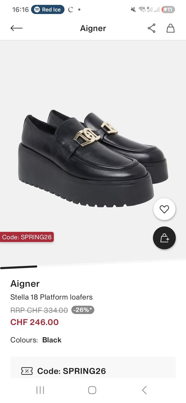 Scarpe da donna: Aigner Stella 18 Platform loafers – Usato da Bern venduto da des_7cqy 1