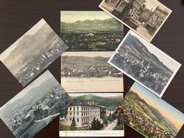 ALTSTÄTTEN (Rheintal) 8 kleinformatige Ansichtskarten