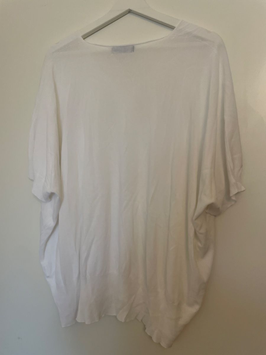 T-Shirts: weisses Strick T-Shirt – Gebraucht aus Zürich von joa_7xds 1