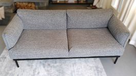 2 x 3er-Sofa IKEA (Äpplaryd) grau/schwarz