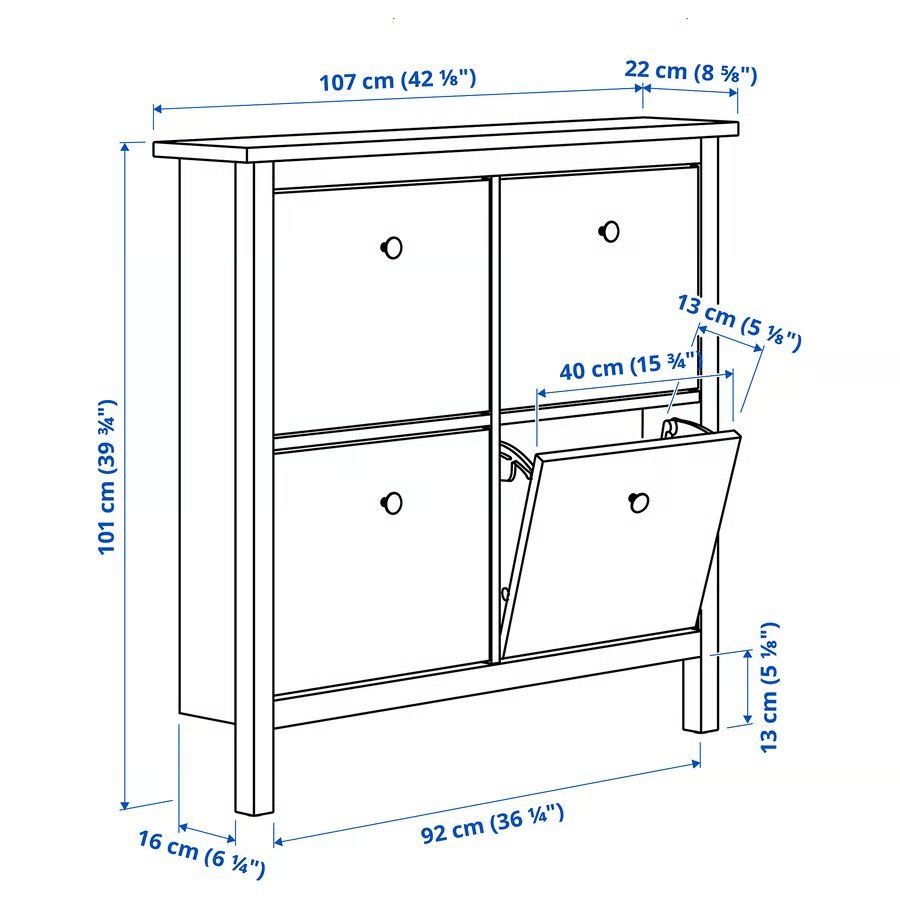 Ikea Armadi: Ikea Hemnes Schuhschrank – Usato da Olten venduto da patricialesandra 5