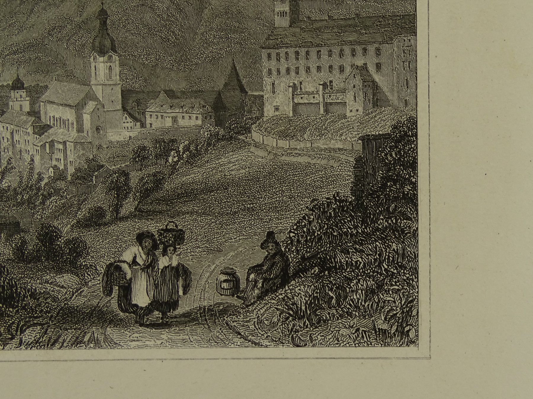 Incisioni: CHUR, STAHLSTICH 1836/1838 – Usato da Grüningen venduto da Kartensammler 5