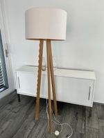DEFEKT - standing interio wooden lamp