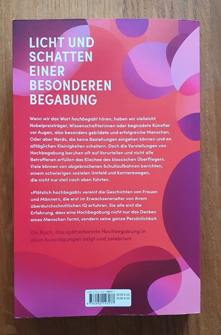 Libri: Buch Plötzlich Hochbegabt – Usato da Hagendorn venduto da happyclothing 1