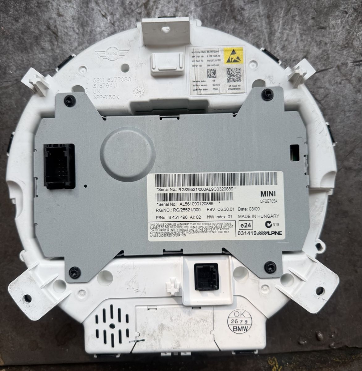 Mini Tutti pezzi di ricambio auto: Mini Cooper S R56 Nav Screen CID Unit Display 3451496 – Usato da Widnau venduto da Gasser_Auto 2