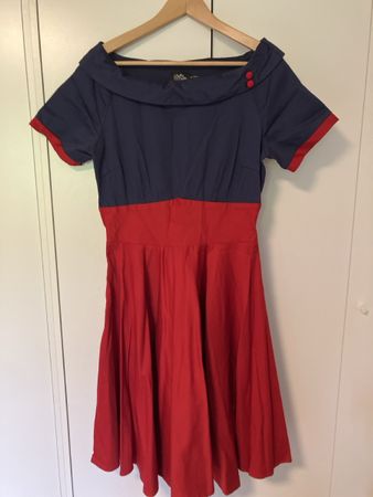 Dolly&Dolly Kleid, Grösse S, rot/navy - Top Zustand! (50)