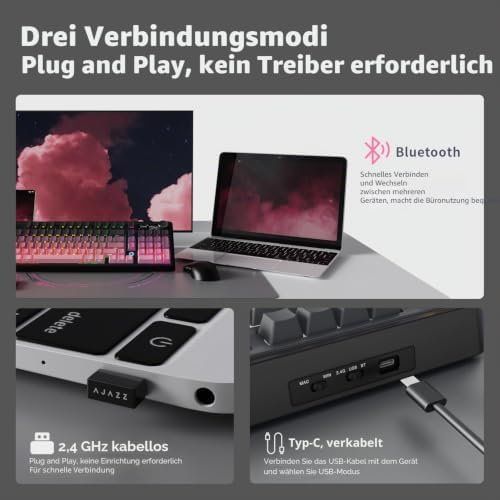 Tastaturen: AJAZZ AK980 V2 Wireless Side Engraved 2.4 GHz – Neu und originalverpackt aus Hundwil von tec_mm27 3