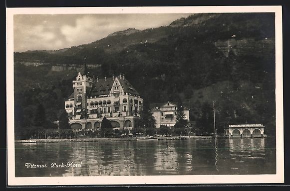 Cartoline postali: AK Vitznau, Park-Hotel, 1929 – Usato da Berlin venduto da bartko-reher