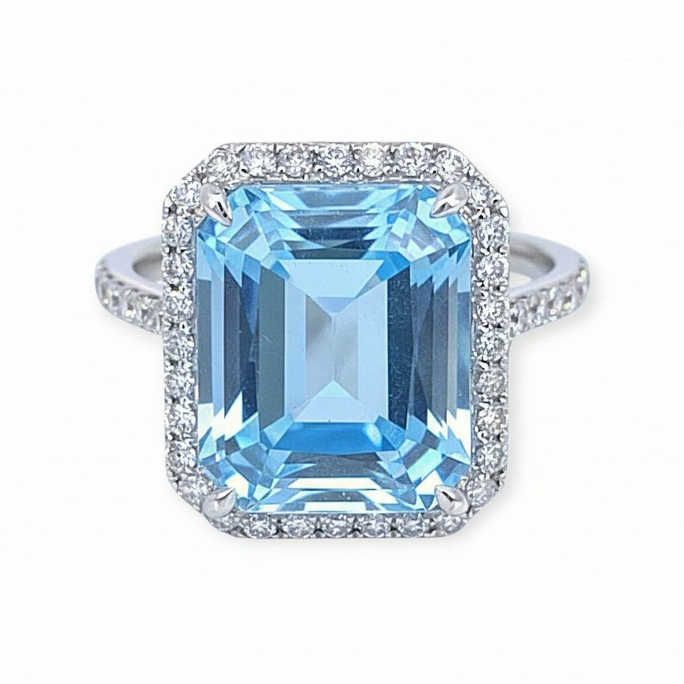 Anelli: Beryll-Ring 14k Weissgold 6,16ct – Nuovo e nell'imballaggio originale da Illnau venduto da Juwelier_Mahler_GmbH