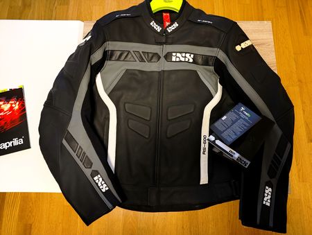 Veste moto cuir IXS RS-600 Neuf