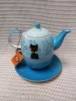 ChaCult Teekanne/Tasse "Tea for one - Filou" Katze NEU