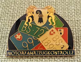 P225 - Pin Polizei Basel Motorfahrzeugkontrolle