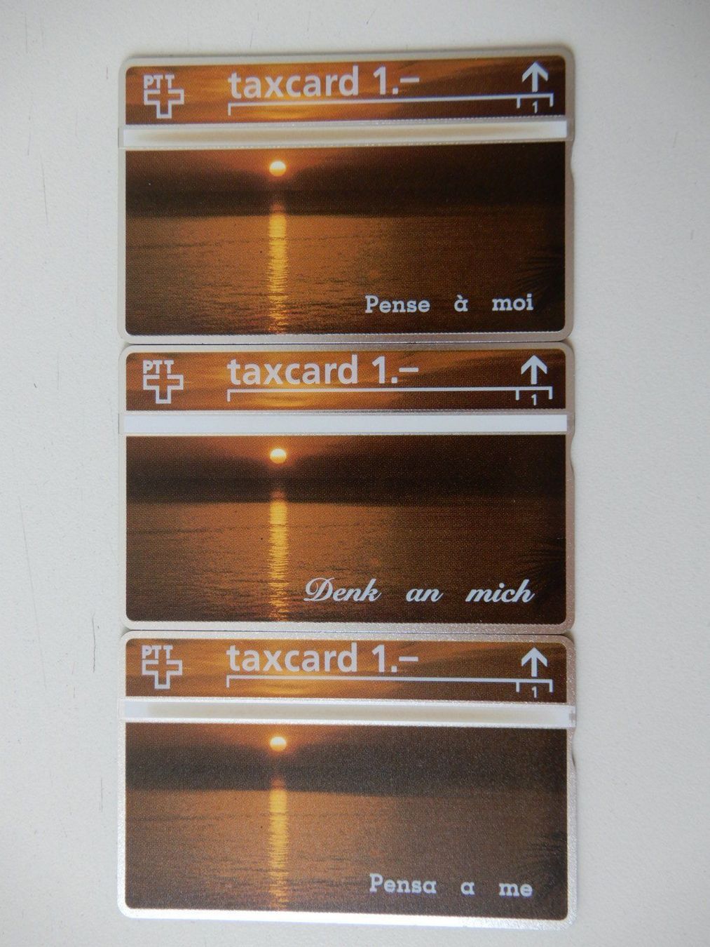 Cartes de téléphone: Set Denk an mich Fr. 1.00 – Neuf (Voir description) à Nürensdorf par Wini56