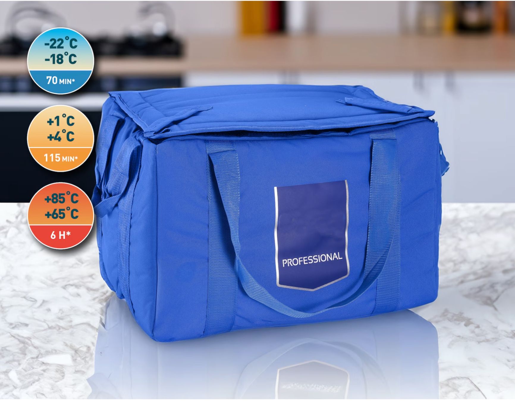 Frigoriferi & Refrigeratori: Isolierte Tasche, inkl. 6 Gefrierbeutel – Nuovo e nell'imballaggio originale da Bülach venduto da StoreInShop.com 9