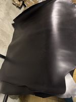 Echtes schwarzes italienisches Leder, Rindsleder, Schulter