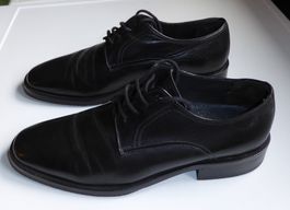 Sioux Lederschuh schwarz mit Leder/Gummisohle