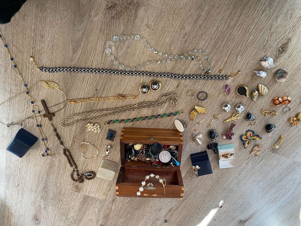 Lot de bijoux vintage à porter a détourner ou restaurer | eBay
