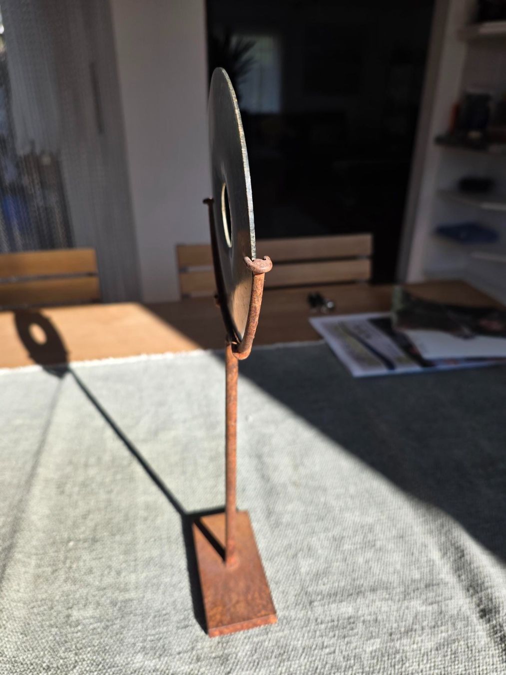 Tutte le decorazioni: Jade Disc / Scheibe geschliffen mit Ständer, Deko Objekt – Usato da Melchnau venduto da han_k5xl 1