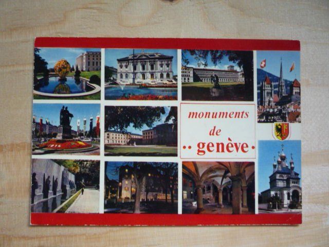 Cartoline postali: Genève, 5.1.74 – Usato da Rieden SG venduto da Brockehuesli