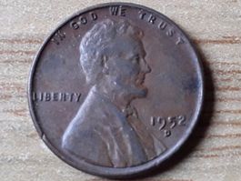 USA 1 Cent - Wheat Penny 1952 - Denver Mint