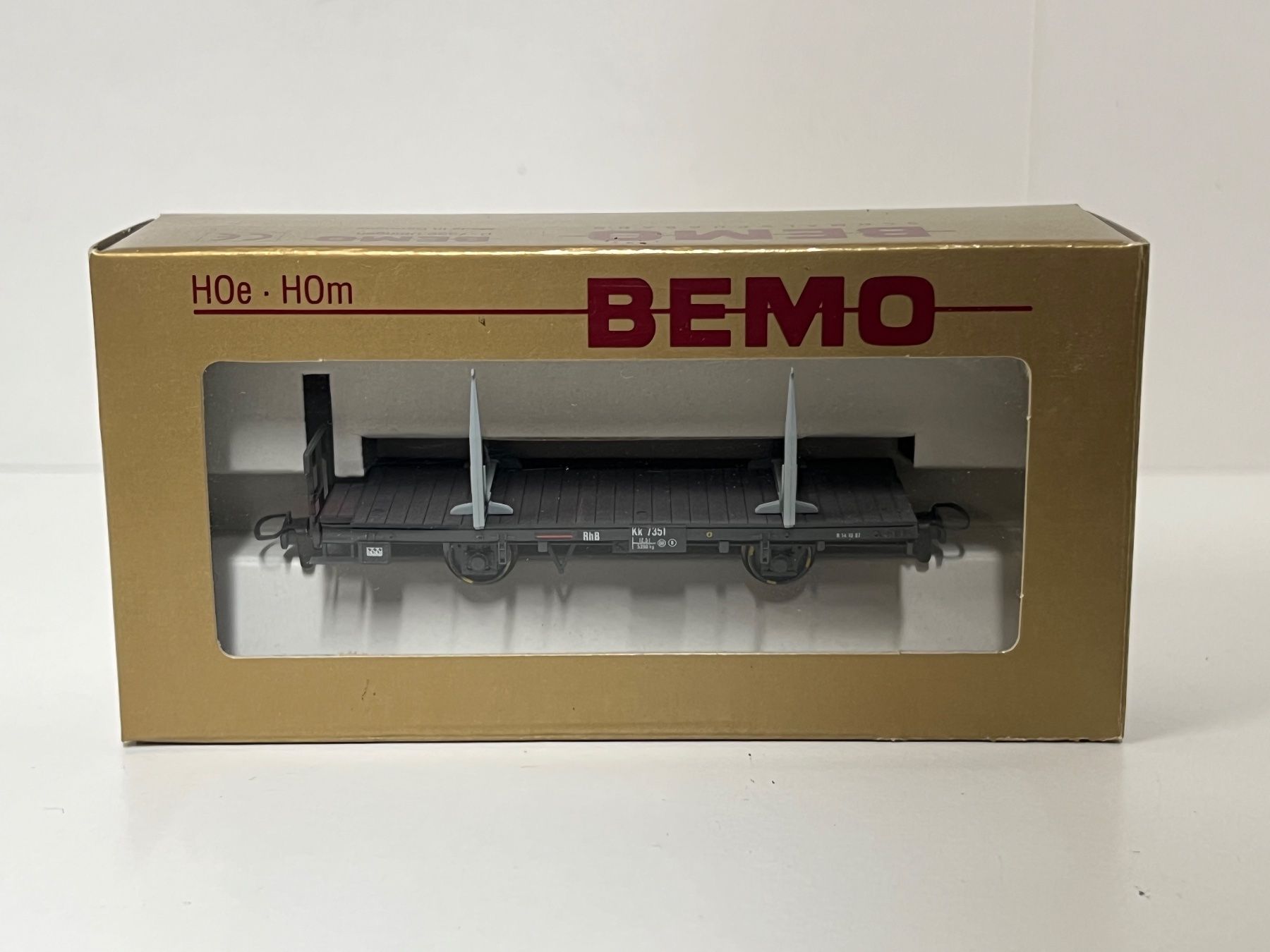 Bemo Modellini di ferrovie: BEMO 2284 171 RhB KK 7351 – Nuovo e nell'imballaggio originale da Neuenhof venduto da ludovicco