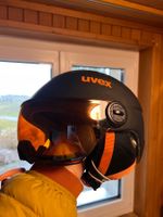 Uvex Skihelm mit Visier, Gr. 54-56cm, Top Zustand