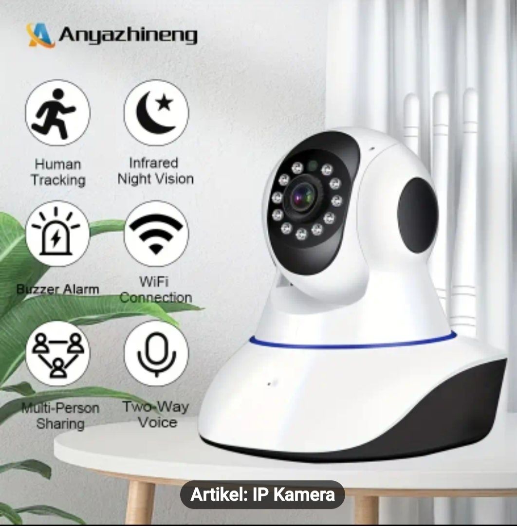 Alarmanlagen: Überwachungs Kamera mit WiFi und APP Steuerung – Neu und originalverpackt aus Kerns von mar75kus 1