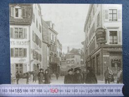 BASEL OBERER SPALENBERG PETERSGRABEN/SPALENVORSTADT REPRO AK