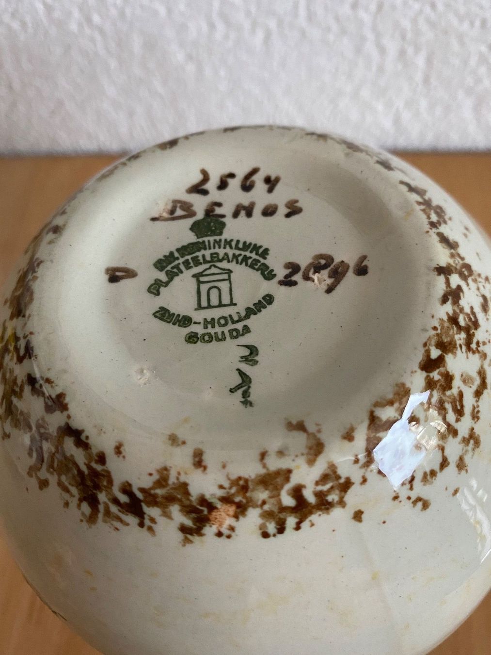 Vasen & Gefässe: Antike Keramik Vase Gouda Holland – Gebraucht aus Schwarzenburg von Michellu 5