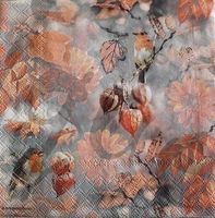 Serviette orange autumn (1346) 3Stk.