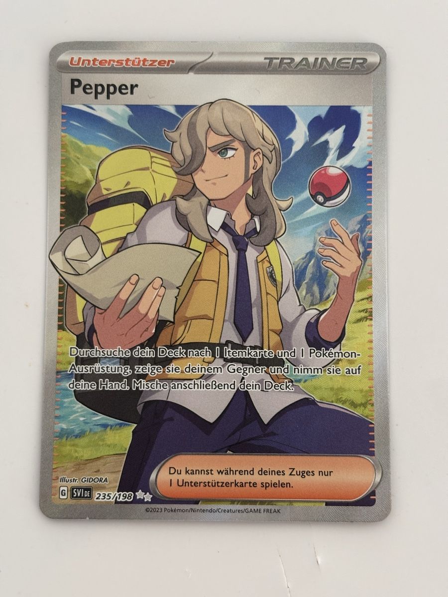 Pokémon Carte collezionabili: Carte Pokémon PEPPER svi 235 – Nuovo (secondo la descrizione) da lausanne venduto da helderj