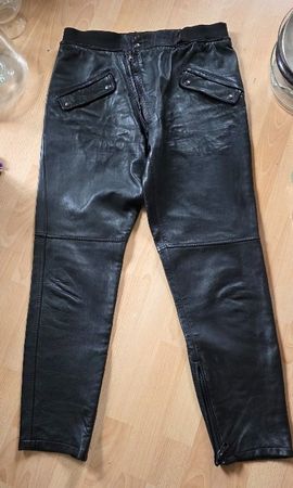 Motorradkombi, Hose und Jacke top feines Leder ohne Protekt.