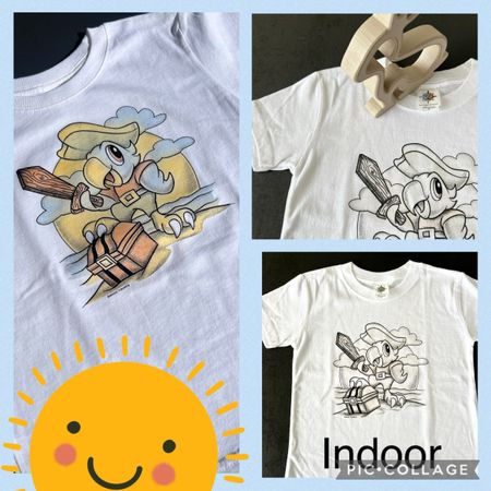 T‘Shirt Piraten Papagei, ca. 3-jährig