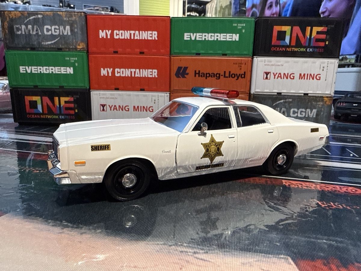 Dodge Modellautos: 1975 Dodge Coronet Sheriff / 1:24 – Neu und originalverpackt aus Basel von Zomeg 6