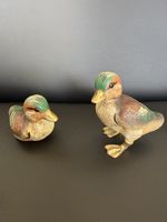Superbe paire de canards vintage signés MALVOLTI (Italie) 
