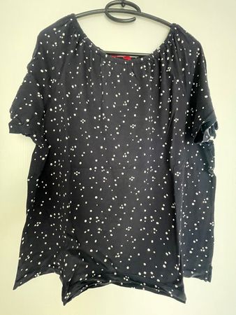 S. Oliver Shirt Gr. L blau/weiss